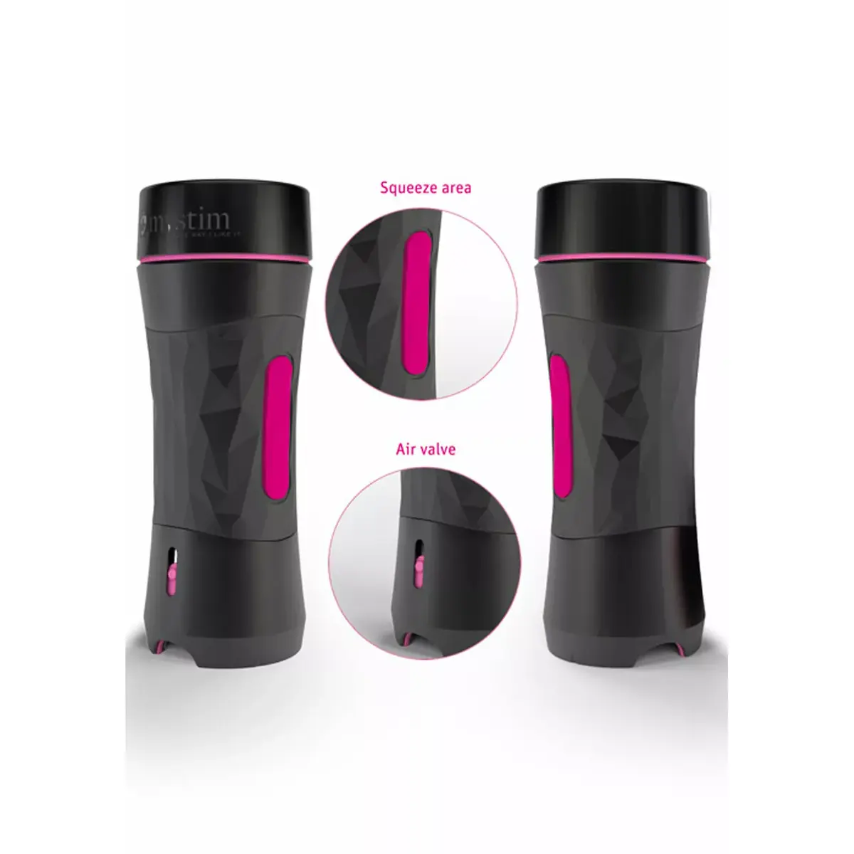 Мастурбатор Mystim OPUS Mica Silicone Black Photo 5
