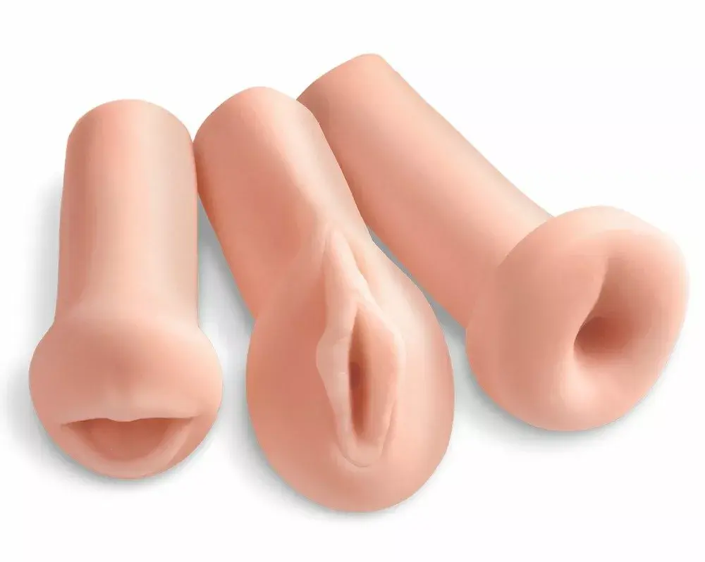 Masturbatoru komplekts Pipedream Silicone Black Photo 2