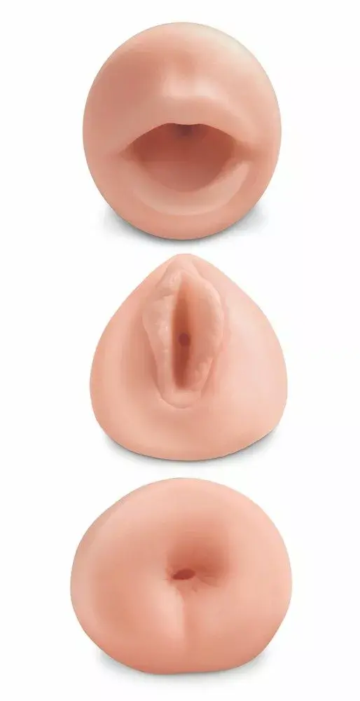 Masturbatoru komplekts Pipedream Silicone Black Photo 3