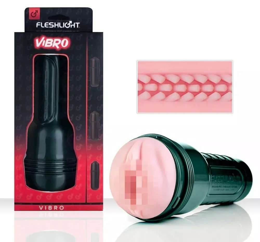 Masturbators Fleshlight Vibro Lady Black Pink Photo 6