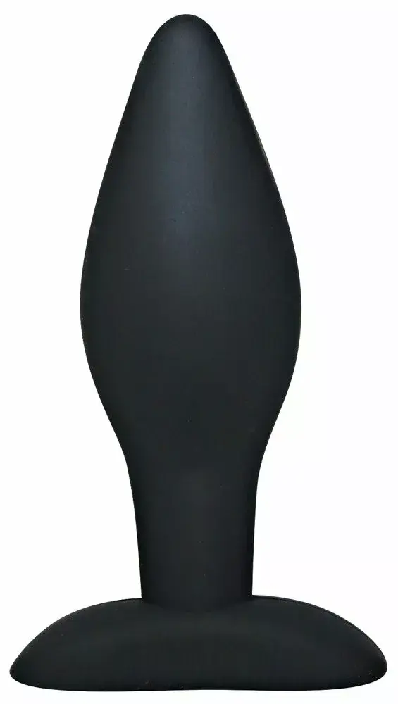 Анальная пробка Black Velvets силикон 12 см Photo 2