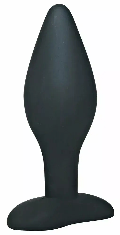 Анальная пробка Black Velvets силикон 12 см Photo 3
