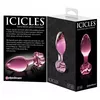 Anālais korķis Icicles stikls caurspīdīgs — 8.9 cm Photo 5