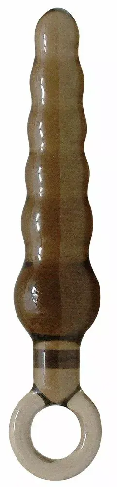 Анальная пробка you2toys Silicone Black — 19 см волнообразные бусы Photo 2