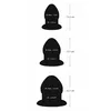 Набор анальных плагов you2toys Silicone Black Photo 5