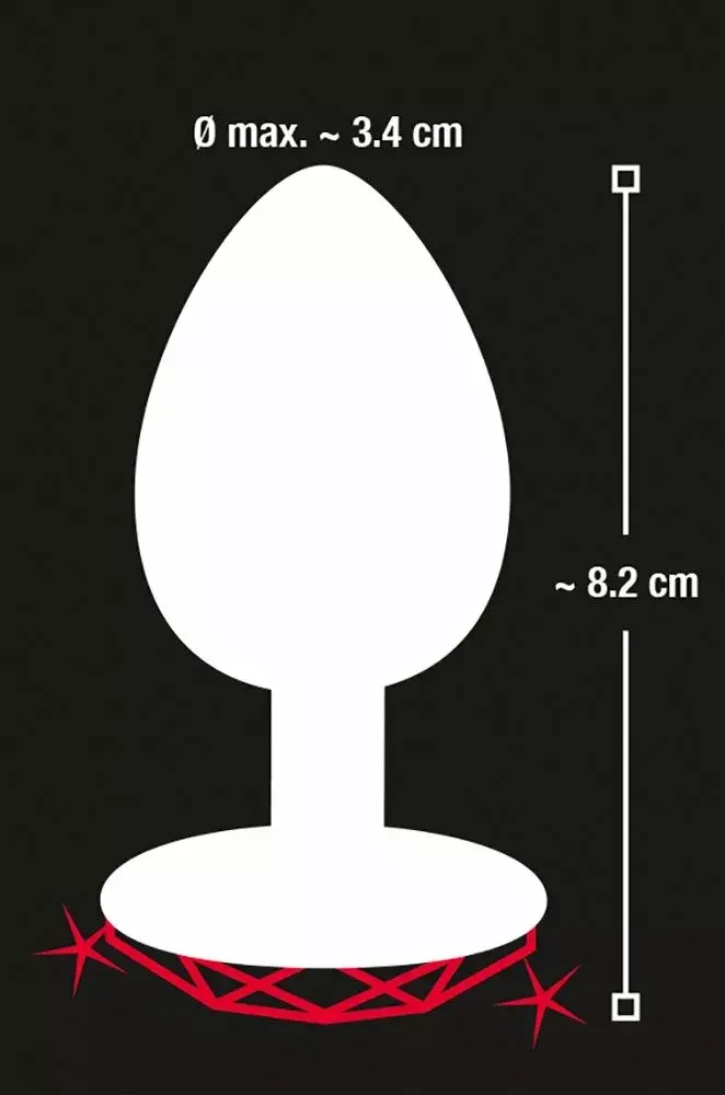 Анальная пробка you2toys Diamond Butt Plug medium Photo 6