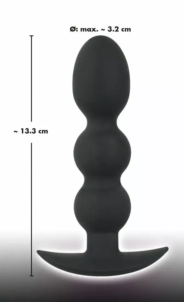 Анальная пробка Black Velvets силикон 13,3 см Photo 7
