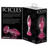 Анальная пробка Icicles стекло — 9 см, Ø 3 см Photo 5