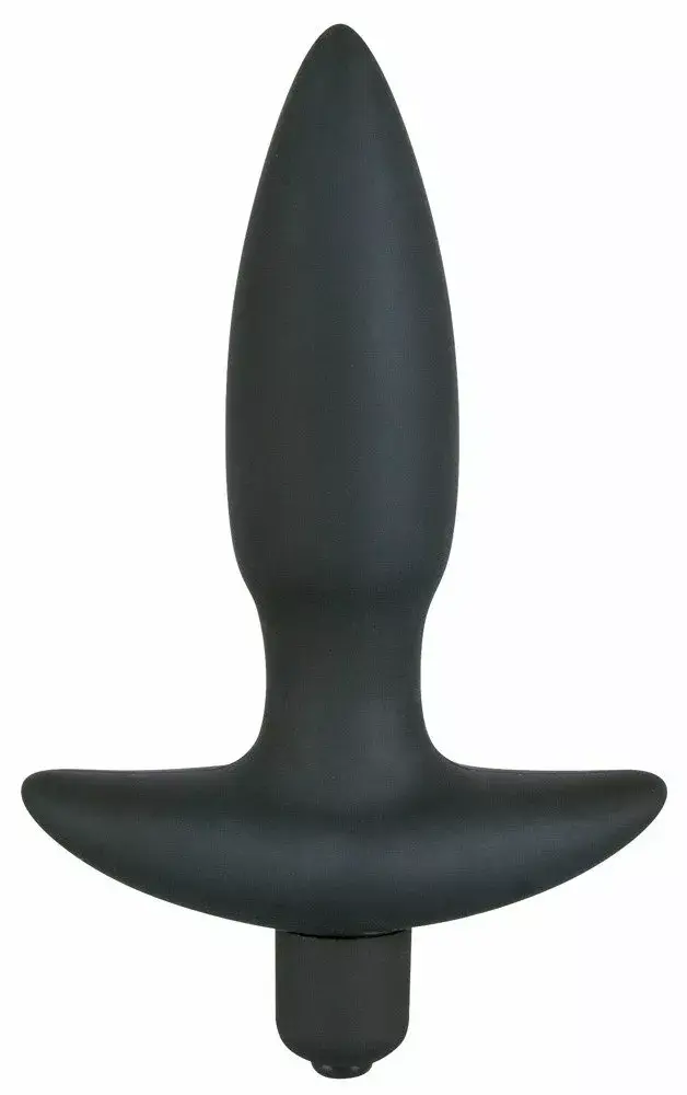 Анальная пробка Black Velvets силикон 13 см, 5 режимов Photo 2