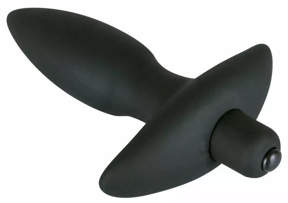 Анальная пробка Black Velvets силикон 13 см, 5 режимов Photo 3