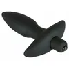 Анальная пробка Black Velvets силикон 13 см, 5 режимов Photo 3
