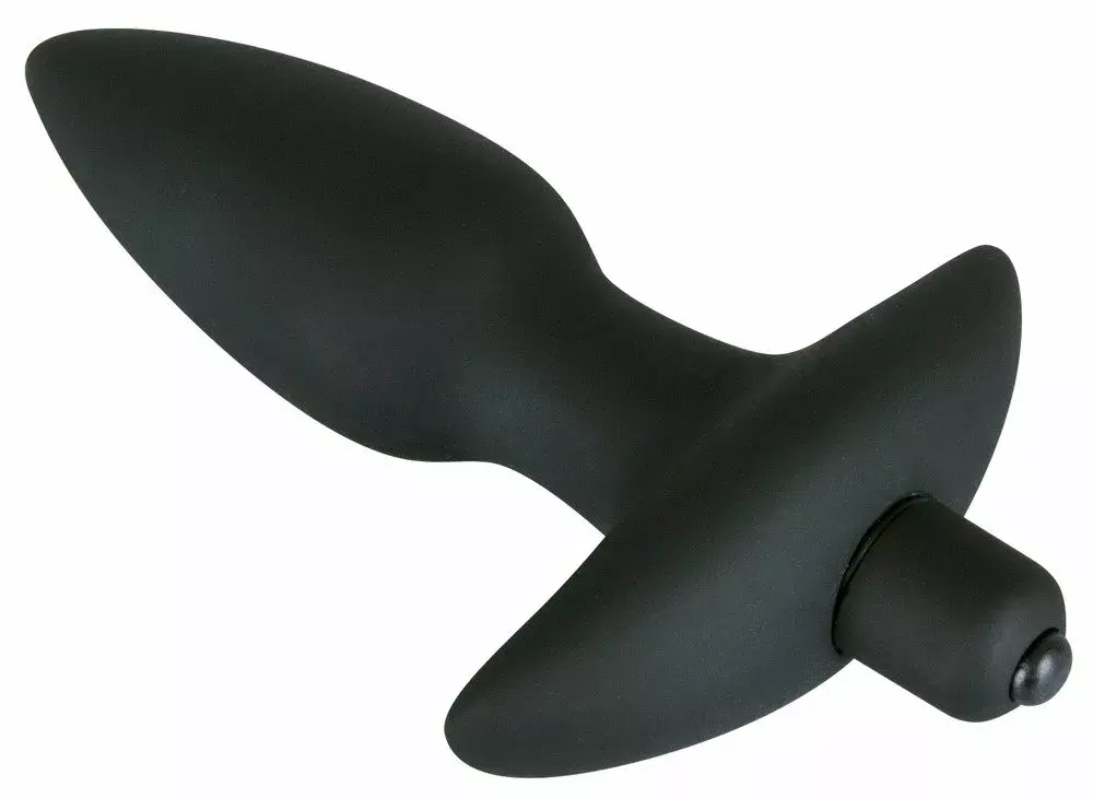 Анальная пробка Black Velvets силикон 15 см Photo 3