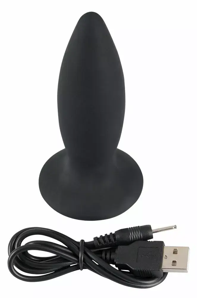 Anal plug Black Velvets silicone, 11 cm, Ø 3.3 cm Photo 5