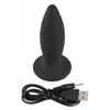 Anal plug Black Velvets silicone, 11 cm, Ø 3.3 cm Photo 5
