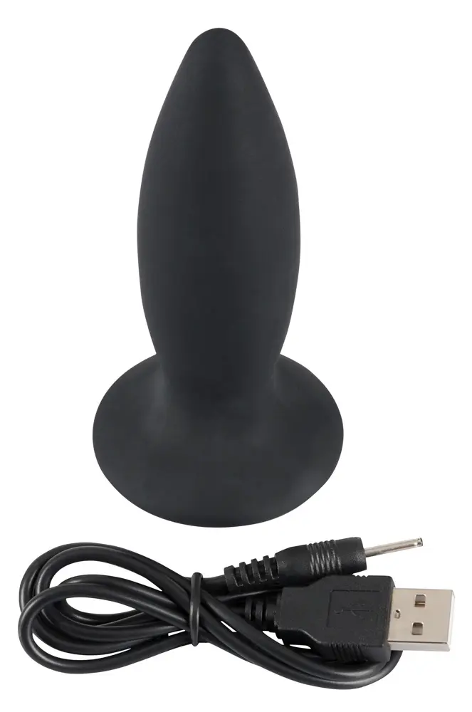Анальная пробка Black Velvets силиконовая, 11 см, Ø 3,3 см Photo 5