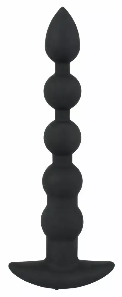 Анальная пробка Black Velvets силиконовая, 21 см, 7 режимов Photo 2