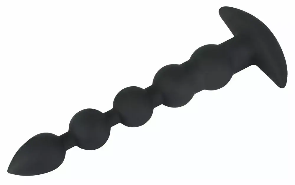 Анальная пробка Black Velvets силиконовая, 21 см, 7 режимов Photo 3