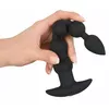 Анальная пробка Black Velvets силиконовая, 21 см, 7 режимов Photo 4