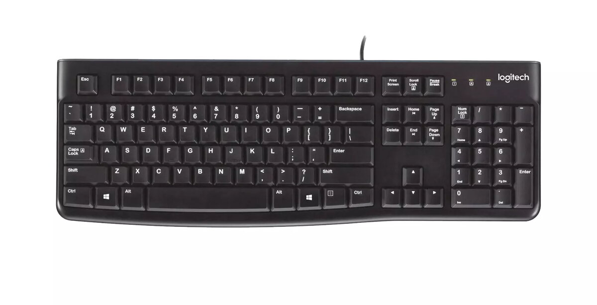 Klaviatūra Logitech K120 Corded Keyboard, 920-002488