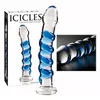 Стеклянный дилдо Icicles 05022940000, 18,5 см Photo 4