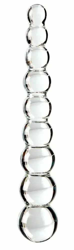 Glass dildo Icicles Clear — 20.5 cm, Ø 3.5 cm Photo 2