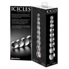 Glass dildo Icicles Clear — 20.5 cm, Ø 3.5 cm Photo 3