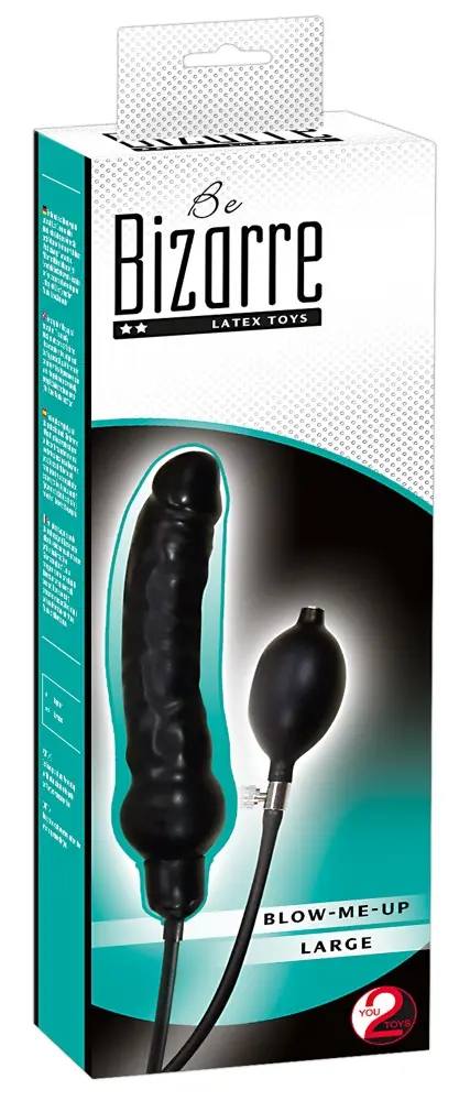 Uzpūšams lateksa dildo you2toys — modelis