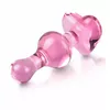 Dildo Icicles Glass Pink — 9.5 cm glass dildo Photo 3