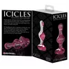Dildo Icicles Glass Pink — 9.5 cm glass dildo Photo 6