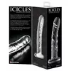 Стеклянный дилдо Icicles No. 62 — прозрачный, 18 см Photo 4
