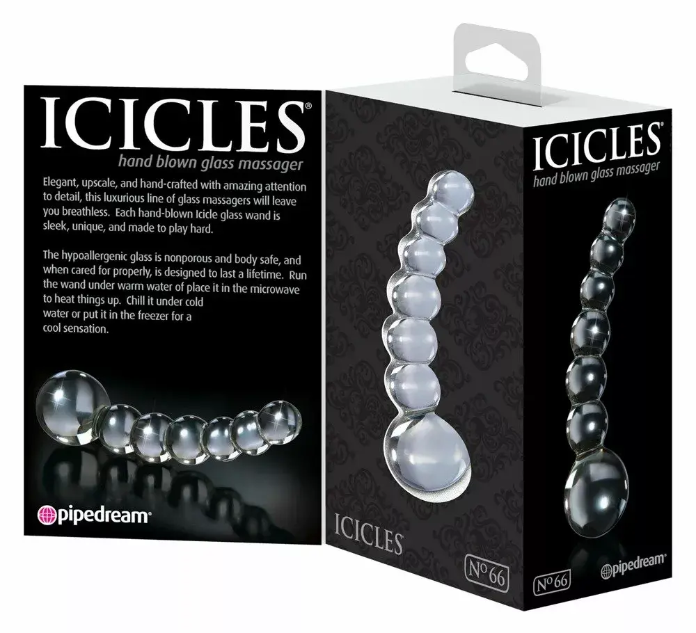 Стеклянный дилдо Icicles No. 66 — Icicles Photo 4