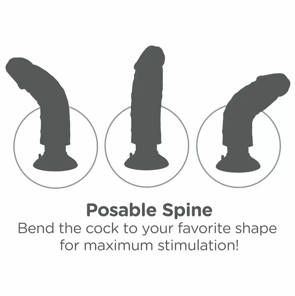 Vibrējošs dildo King Cock 9" Photo 6