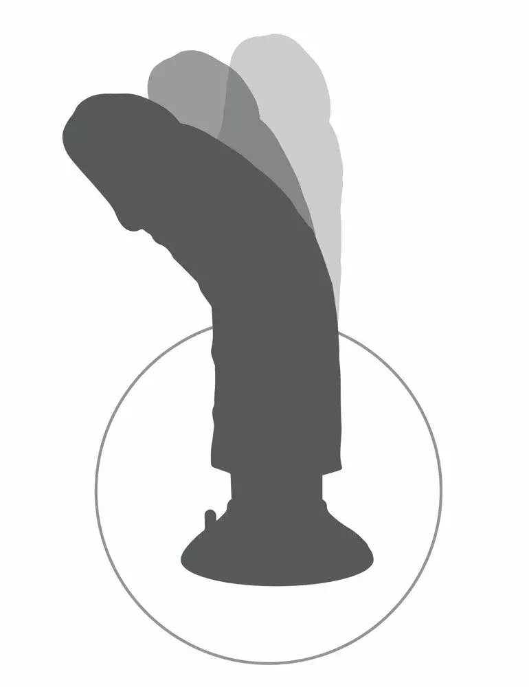 Vibrējošs dildo King Cock 9" Photo 7