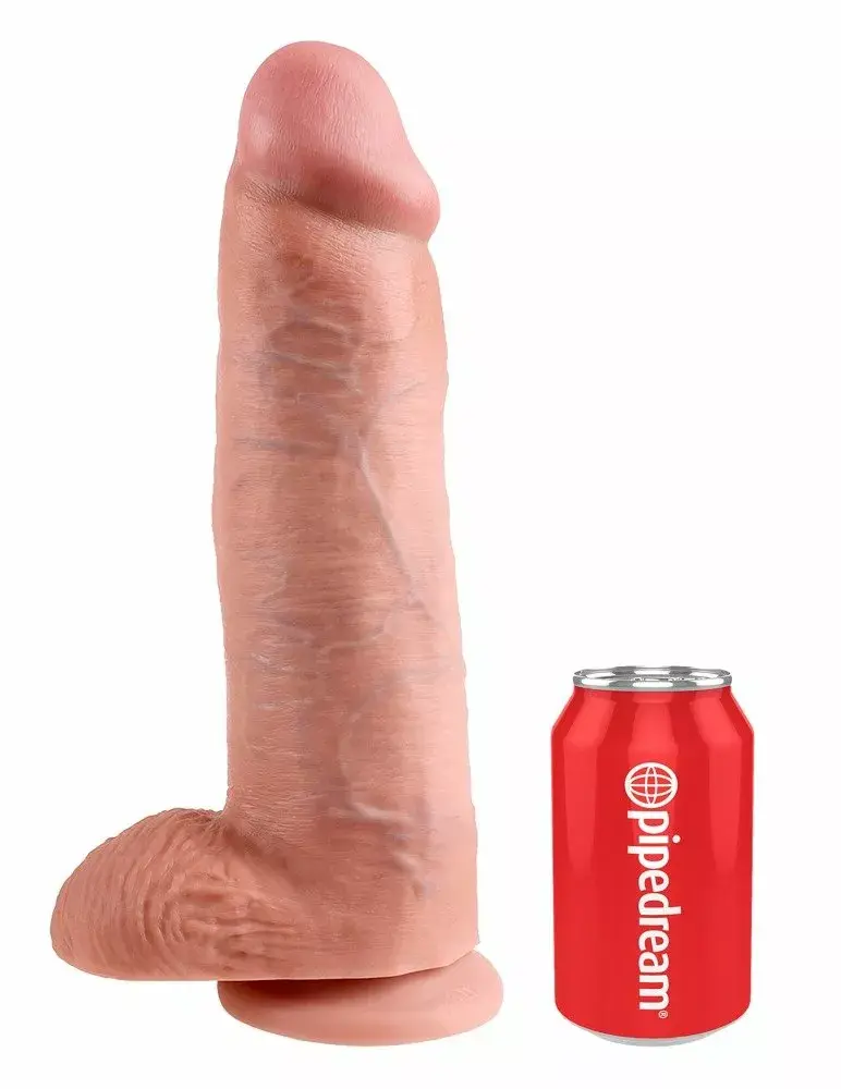 King Cock Silicone Black Dildo — 30.5 cm Photo 2