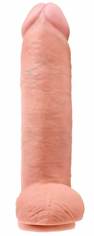 King Cock Silicone Black Dildo — 30.5 cm Photo 3