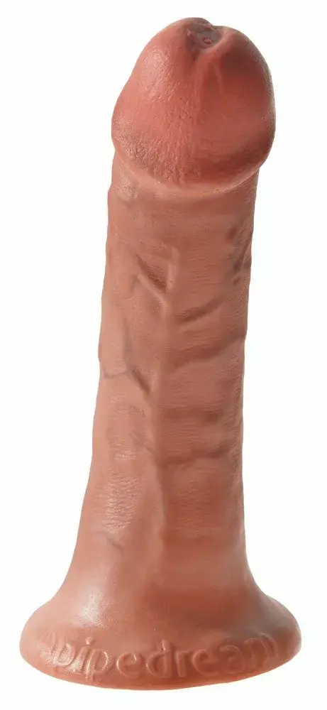 Dildo King Cock Silicone Tan — reālistisks 17 cm PVC Photo 3