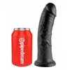 King Cock Silicone Black dildo — 21.5 cm, Ø 4.6 cm Photo 2