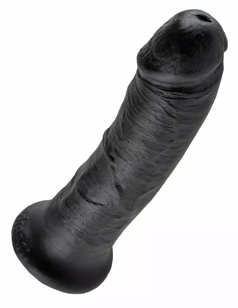 King Cock Silicone Black dildo — 21.5 cm, Ø 4.6 cm Photo 3
