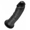 King Cock Silicone Black dildo — 21.5 cm, Ø 4.6 cm Photo 3