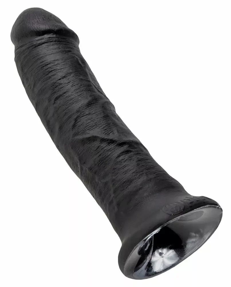King Cock Silicone Black dildo — 21.5 cm, Ø 4.6 cm Photo 4