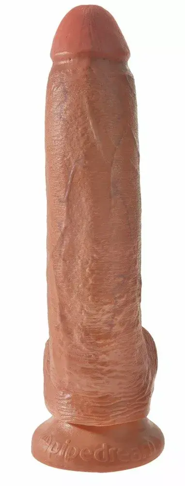 Dildo King Cock Silicone Tan — 22,9 cm, Ø 5,1 cm Photo 3