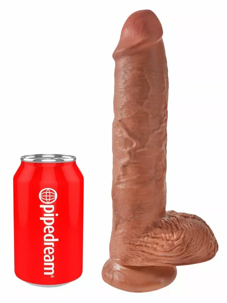 Dildо King Cock Silicone Tan — 25,4 cm, Ø 5,1 cm Photo 2