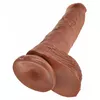 Dildо King Cock Silicone Tan — 25,4 cm, Ø 5,1 cm Photo 5