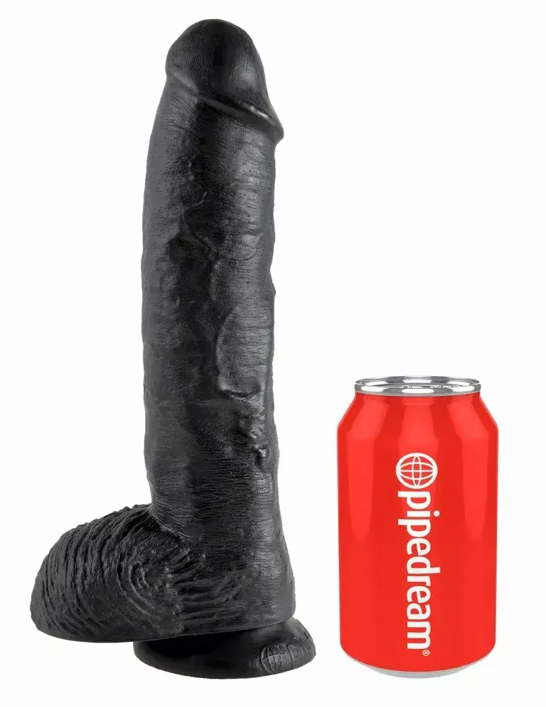 King Cock Silicone Black — dildo 25,4 cm Photo 2