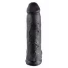 Dildo King Cock silikona melns — 30,5 cm Photo 3