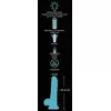 Dildo you2toys silicone glow in the dark green Photo 7