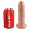 King Cock Flesh 6in Uncut PVC dildo — 16.5 cm Photo 2