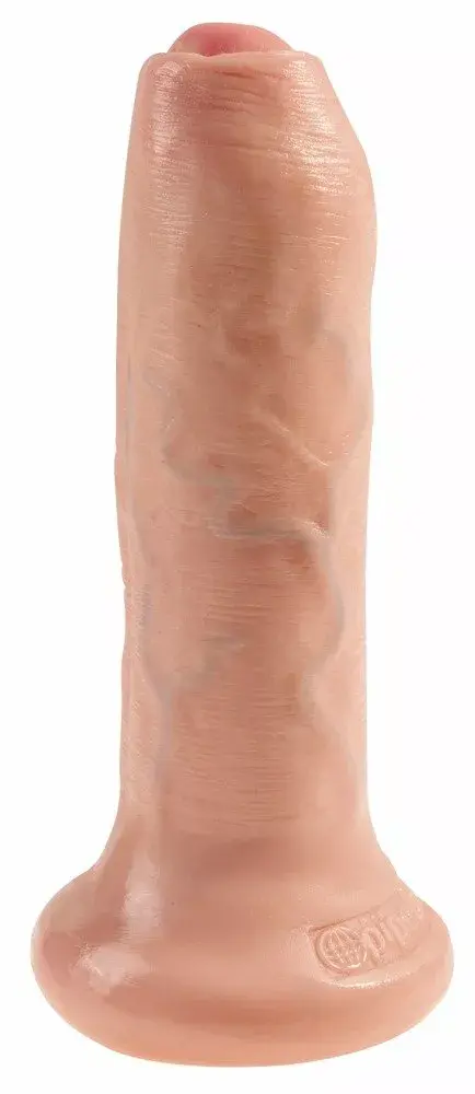 King Cock Flesh 6in Uncut PVC dildo — 16.5 cm Photo 3