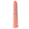 Dildo King Cock Silicone Flesh — 35,6 cm, Ø 6 cm Photo 3