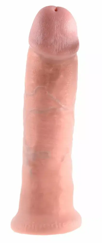 Dildo King Cock Silicone Flesh 10" Photo 3